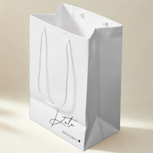 Modern Simple Bridesmaid Proposal Gift Bag