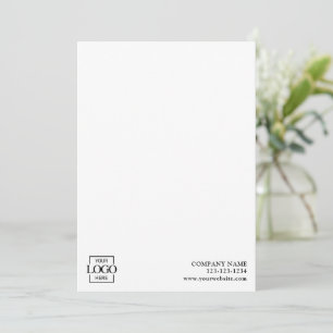 Modern Simple Business Logo Professional Editable Card