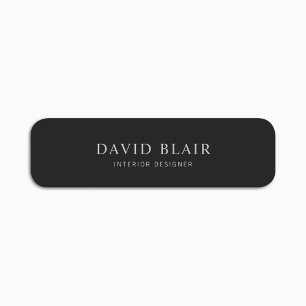Modern Simple Business  Name Tag