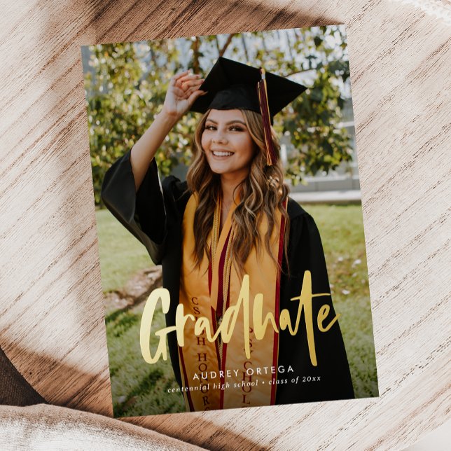 Modern Simple Calligraphy Two Photo Graduation (Creator Uploaded)