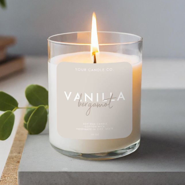 Modern Simple Candle Label (Creator Uploaded)