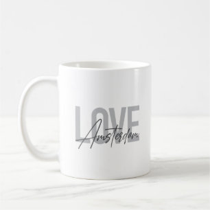 Modern, simple, chic, cool design Love Amsterdam Coffee Mug