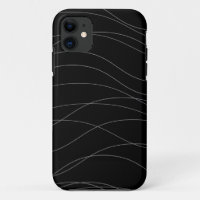 Modern, simple, chic, elegant wavy graphic lines