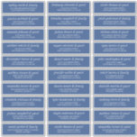 Modern Simple Chic Wedding Guest Names Address<br><div class="desc">Composed of simple sans serif and modern serif typography. These elements are simple,  elegant,  and modern. This has 30 stickers. 
 
 This is designed by White Paper Birch Co. exclusive for Zazzle.
 
 Available here:
 http://www.zazzle.com/store/whitepaperbirch</div>