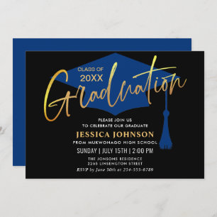 Modern Simple Class of 2024 Graduation Party Invitation