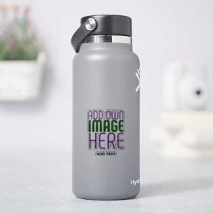 MODERN SIMPLE CLEAR IMAGE TEXT TEMPLATE HYDROFLASK