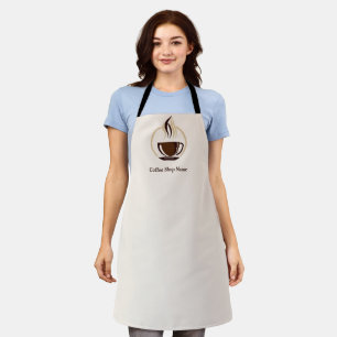 Modern Simple Coffee Shop professional  shop Apron