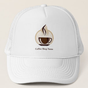 Modern Simple Coffee Shop professional shop Trucker Hat