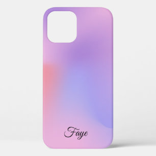 Modern Simple Colourful rainbow gradient galaxy se iPhone 12 Case