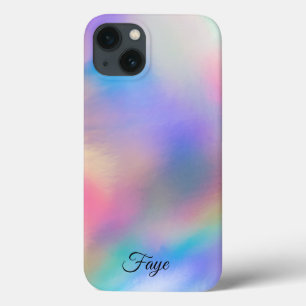 Modern Simple Colourful rainbow gradient galaxy se iPhone 13 Case