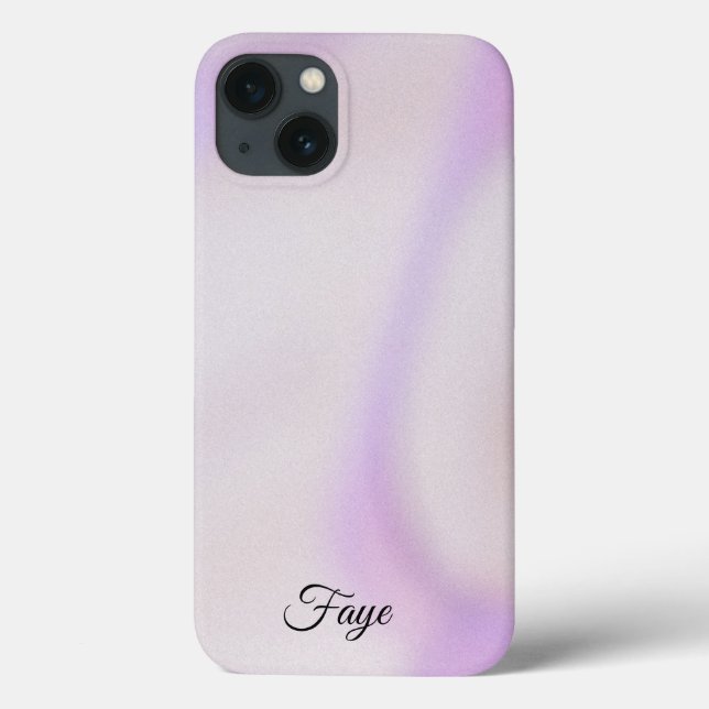 Modern Simple Colourful rainbow gradient galaxy se Case-Mate iPhone Case (Back)