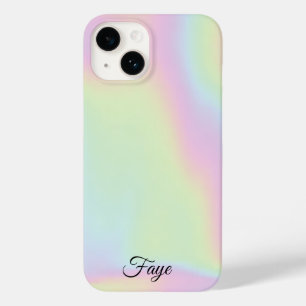 Modern Simple Colourful rainbow gradient galaxy se Case-Mate iPhone 14 Case