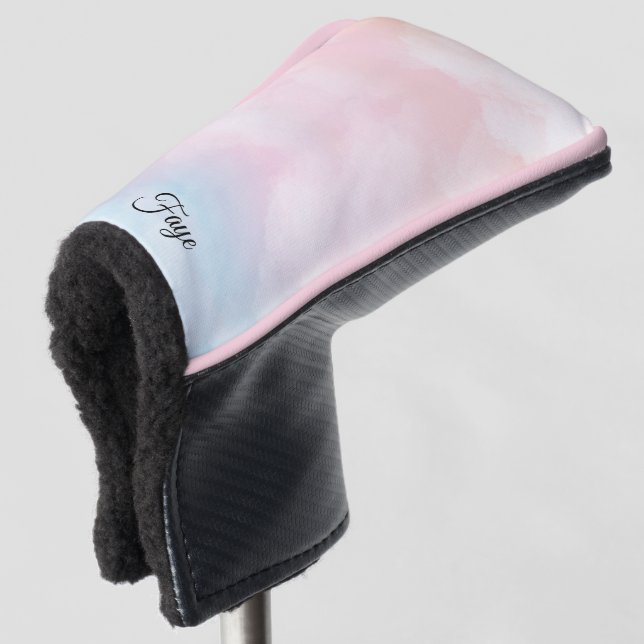 Modern Simple Colourful rainbow gradient galaxy se Golf Head Cover (3/4 Front)