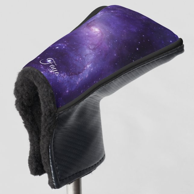 Modern Simple Colourful rainbow gradient galaxy se Golf Head Cover (3/4 Front)