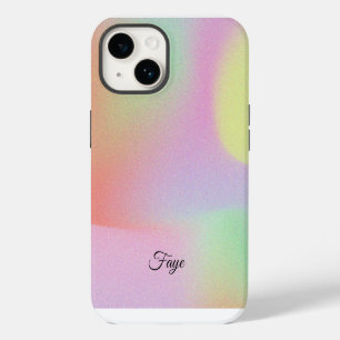 Modern Simple Colourful rainbow gradient galaxy se iPhone 14 Case