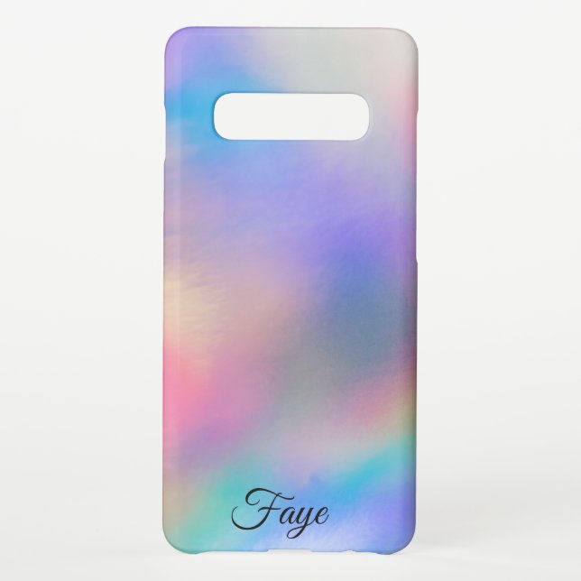 Modern Simple Colourful rainbow gradient galaxy se Samsung Galaxy Case (Back)