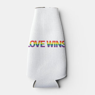 Modern, simple, colourful, vibrant design Love Win Bottle Cooler