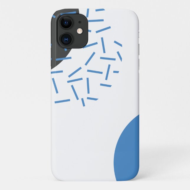 Modern, simple, cool, abstract, graphic pattern Case-Mate iPhone case (Back)