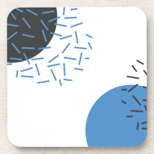 Modern, simple, cool, abstract, graphic pattern coaster
