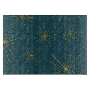 Modern, simple, cool, trendy light abstraction cutting board