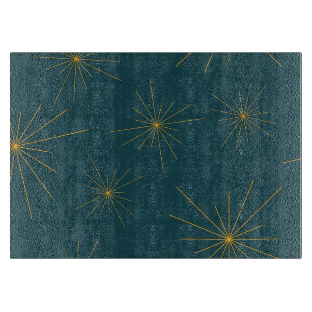 Modern, simple, cool, trendy light abstraction cutting board (Front)
