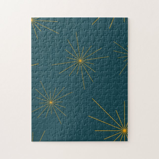 Modern, simple, cool, trendy light abstraction jigsaw puzzle (Vertical)