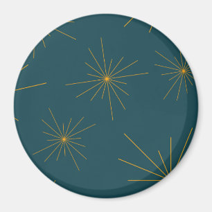 Modern, simple, cool, trendy light abstraction magnet