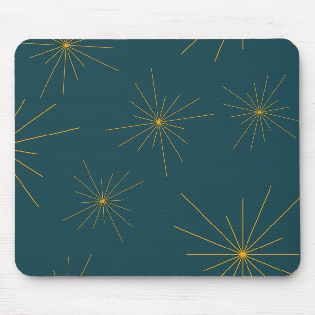 Modern, simple, cool, trendy light abstraction mouse pad (Front)