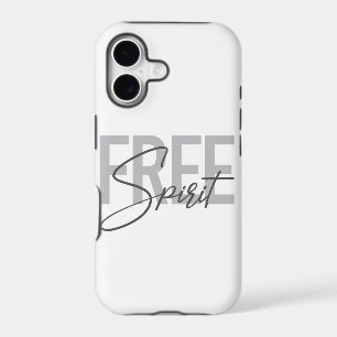 Modern, simple, cool typography of Free Spirit