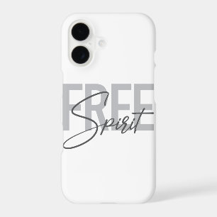 Modern, simple, cool typography of Free Spirit