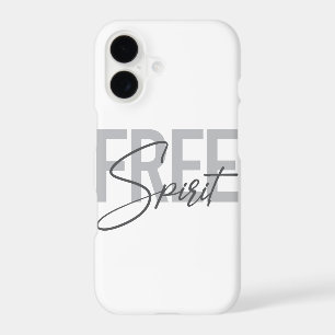 Modern, simple, cool typography of Free Spirit