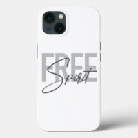 Modern, simple, cool typography of Free Spirit