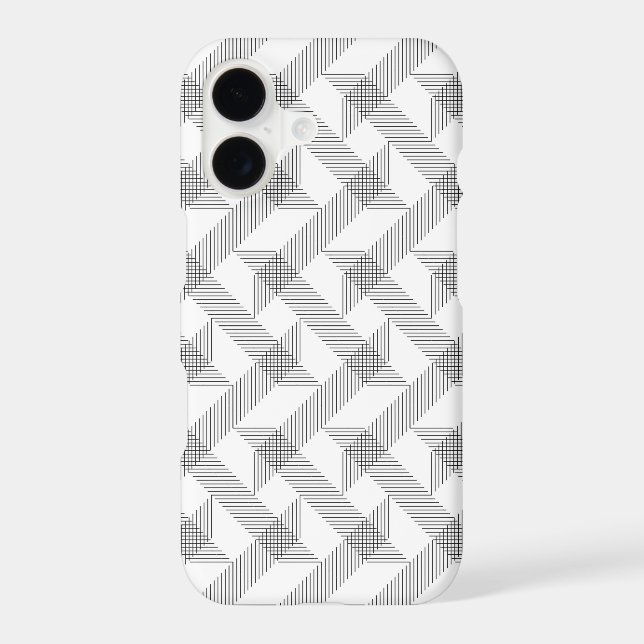 Modern, simple, cool, urban zigzag line pattern (Back)