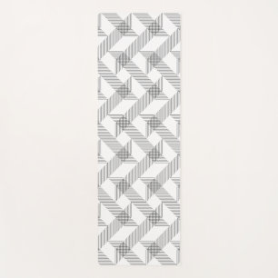 Modern, simple, cool, urban zigzag line pattern yoga mat