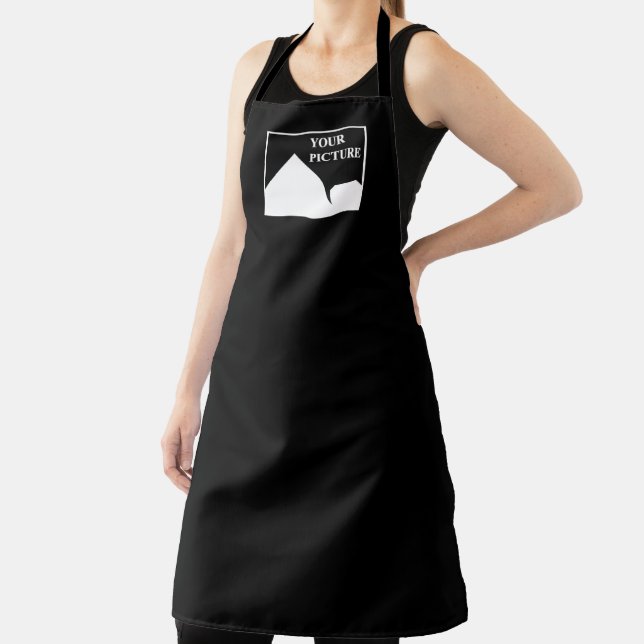 Modern Simple Create Your Own Wedding Picture Apron (Insitu)