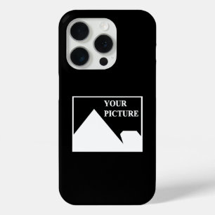Modern Simple Create Your Own Wedding Picture iPhone 15 Pro Case