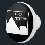 Modern Simple Create Your Own Wedding Picture Ceramic Knob<br><div class="desc">You can customise it with your photo,  logo or with your text.  You can place them as you like on the customisation page. Modern,  unique,  simple,  or personal,  it's your choice.</div>