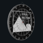 Modern Simple Create Your Own Wedding Picture Dartboard<br><div class="desc">You can customise it with your photo,  logo or with your text.  You can place them as you like on the customisation page. Modern,  unique,  simple,  or personal,  it's your choice.</div>