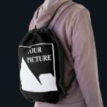 Modern Simple Create Your Own Wedding Picture Drawstring Bag<br><div class="desc">You can customise it with your photo,  logo or with your text.  You can place them as you like on the customisation page. Modern,  unique,  simple,  or personal,  it's your choice.</div>