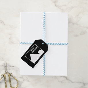 Modern Simple Create Your Own Wedding Picture Gift Tags