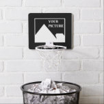 Modern Simple Create Your Own Wedding Picture Mini Basketball Hoop<br><div class="desc">You can customise it with your photo,  logo or with your text.  You can place them as you like on the customisation page. Modern,  unique,  simple,  or personal,  it's your choice.</div>