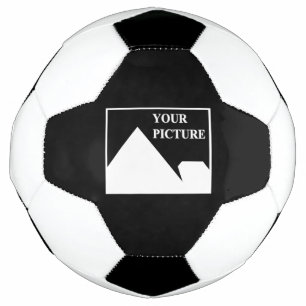 Modern Simple Create Your Own Wedding Picture Soccer Ball