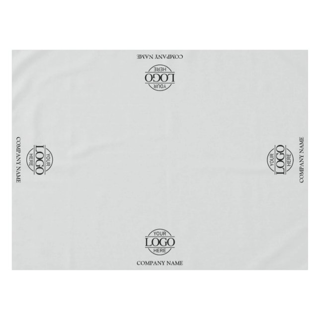 Modern Simple Custom Business Logo Promotional Tablecloth (Front (Horizontal))