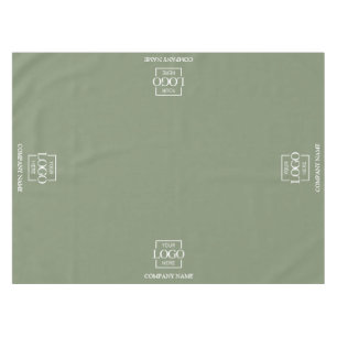 Modern Simple Custom Business Logo Promotional Tablecloth