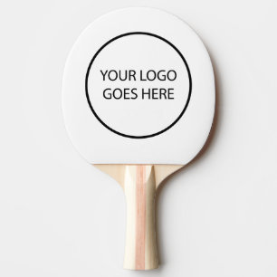 Modern Simple Custom Logo Ping Pong Paddle