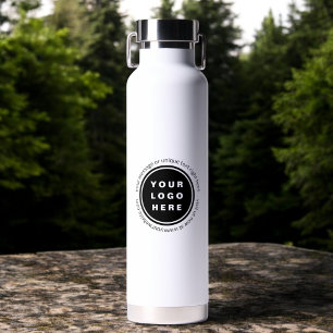 Modern Simple Custom Logo Professional Branding Water Bottle