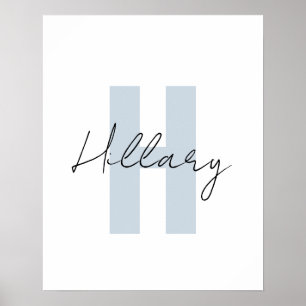 Modern simple custom Personalised  Poster