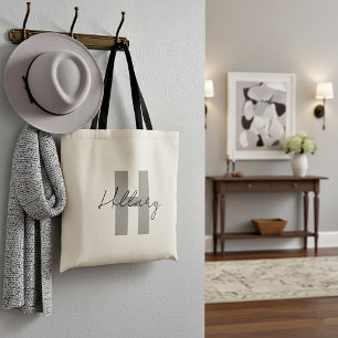 Modern simple custom Personalised  Tote Bag