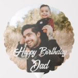 Modern Simple Custom Photo Happy Birthday Dad  Balloon<br><div class="desc">Modern Simple Custom Photo Happy Birthday Dad Balloon..
Happy Birthday Dad Personalised Photo Balloon...  Modern Simple Custom Photo Birthday Greeting Balloon  For Dad..</div>