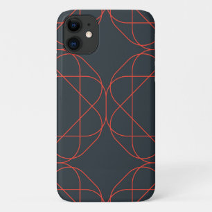 Modern, simple, cute, playful geometric pattern iPhone 11 case